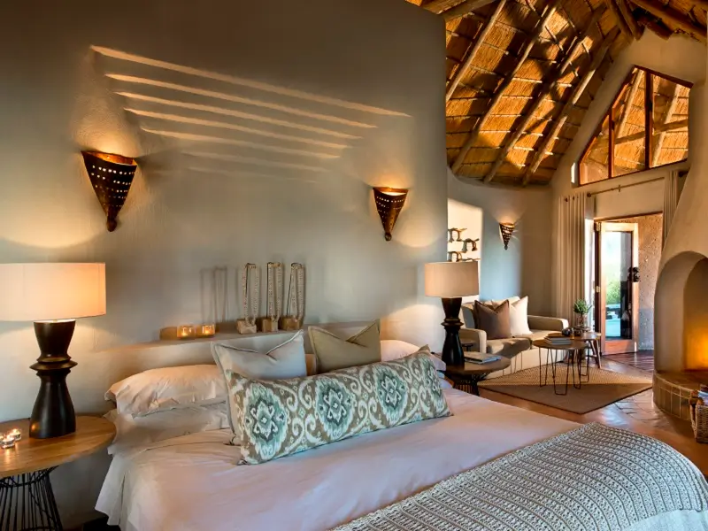 A suite at Madikwe Safari Lodge Dithaba