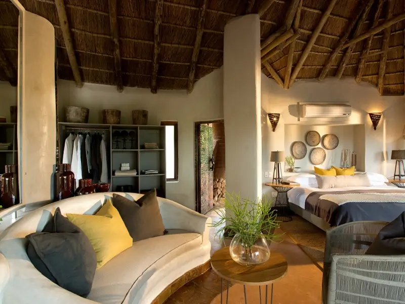A suite at Madikwe Safari Lodge Lelapa